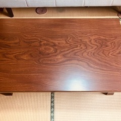 木製　座卓B  テーブル　和室　ローテーブル　脚取り外し