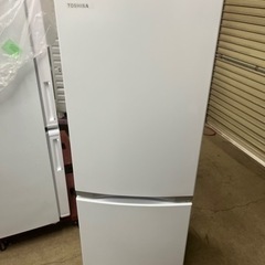 2021年製　東芝ノンフロン2ドア冷蔵庫153L/ホワイト