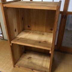 木製2段棚