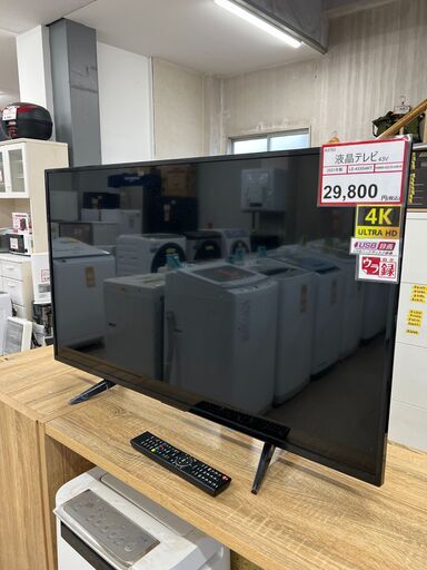 4kテレビ❕ 2021年製❕ 43インチ❕