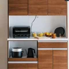 新品  食器棚  W120 