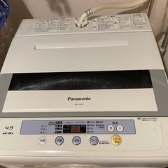Panasonicの縦型洗濯機（2013年製）