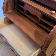 激レア RiversideFurniture社 アンティーク ロールトップデスク 中古現状品