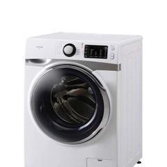 【新品未開封】値下げしました！アイリスオーヤマ　洗濯機　ドラム式　ホワイト/シルバー 7.5k  HD71-w