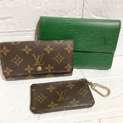 Vuitton ヴィトン エピ  三つ折り財布 レザー グリーン...