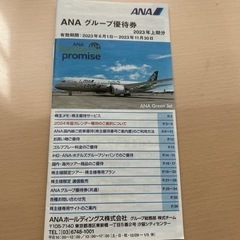 ANA 株主優待券　一枚4000円