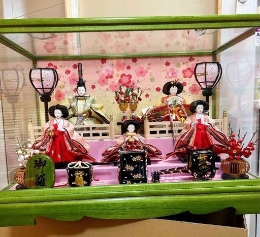 お雛様３段　高級木製　ベビーザらス購入品