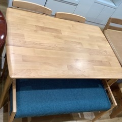 トレファク神戸南店】ニトリ ベンチダイニングセットです【取りに来 