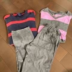 GAP＆オールドネイビー＆ブランシェス150センチ３枚セット