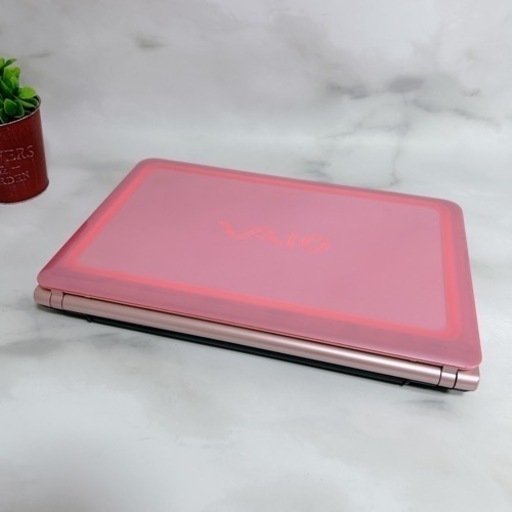 B-33激レアピンク【VAIO♡i5/Blu-ray】初心者◎すぐ使えるノート