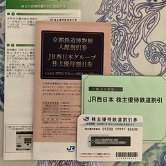 JR西日本鉄道割引とクーポン　優待券