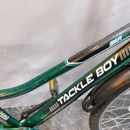 子供用自転車　TACKLE BOY グリーン　26インチ　変速付き 子供用自転車 TACKLE BOY グリーン 26インチ 変速付き
