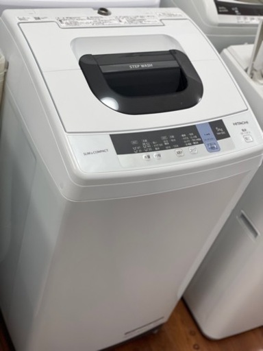 送料・設置込み　洗濯機　5kg HITACHI 2019年