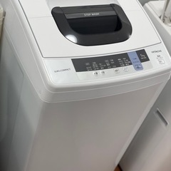 送料・設置込み 洗濯機 5kg HITACHI 2019年