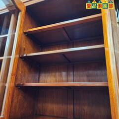 【愛品倶楽部柏店】花梨材 シノワズリ デザイン 大型4枚扉 飾り棚