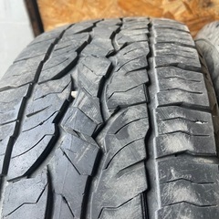 バリ山　DUNLOP ダンロップ　GRANDTREK AT5 245/65R17 夏タイヤ　2021年製　17インチ　ホワイトレター