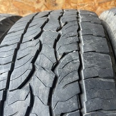 バリ山　DUNLOP ダンロップ　GRANDTREK AT5 245/65R17 夏タイヤ　2021年製　17インチ　ホワイトレター