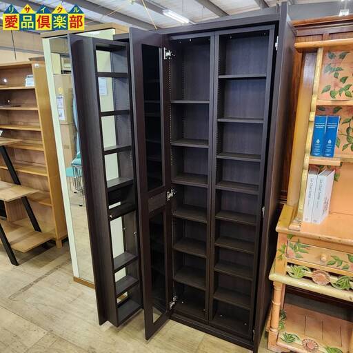 【愛品倶楽部柏店】アイランド 書棚 スライド600