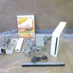 任天堂Wii 本体・リモコン・ソフト(TAP)1本付き　動作品　☆5