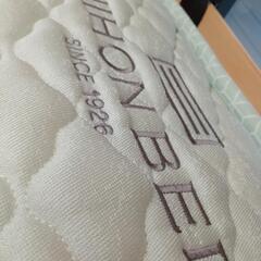 ★【日本ベッド】美品!クィーンベッド　シルキーシフォン　38万円位で購入　💳自社配送時🌟代引き可💳※現金、クレジット、スマホ決済対応※