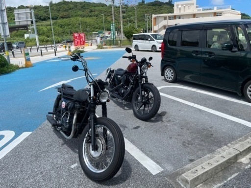 Kawasaki W650 ハーレースポーツスターと交換可