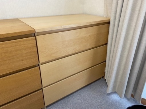 【売却済】IKEA MALM チェスト 幅80cm 3段