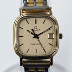 ジャンク 不動品 本物 OMEGA Seamaster クオーツ式 Cal.1426 3針