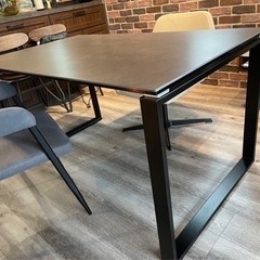 【ニトリ】セラミックダイニングテーブル(セーラル135 GY CR03)