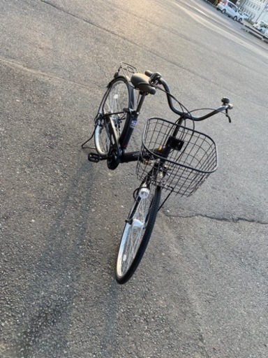 自転車 27インチ 6段変速 鍵付き