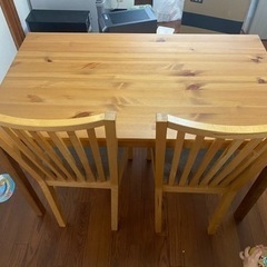 【IKEA】テーブル、椅子4つ