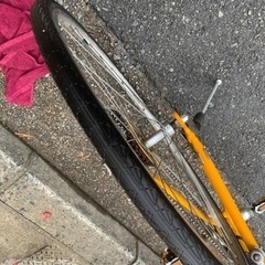 💯💯　クロスバイク　自転車　黄色　700x28c 7変速　シマノ　配達可能