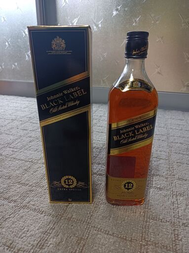 ☆古酒/未開栓/JohnnieWalker/ジョニーウォーカー/Black Label/ブラックラベル/スコッチウイスキー/750ｍｌ☆｜ウイスキー