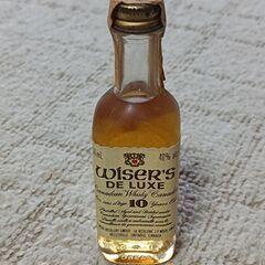 未開封 古酒 ミニボトル Wiser's DE LUXE/ワイザ...