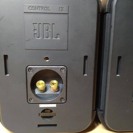JBL control 1 Xtreme ラバーエッジ交換済 バナナプラグ対応端子交換済