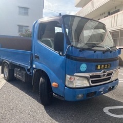 【トラック】日野 デュトロ 2t 平ボディ ゲート付 
