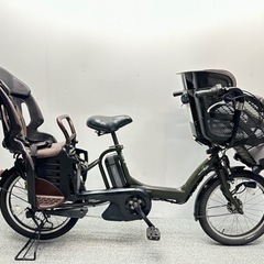 お買い得品　3人乗り電動自転車　ヤマハパスKISS 子供乗せシー...