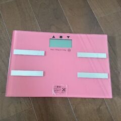 体重計  体組成計  ピンク