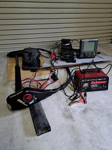 フット エレキ 魚群探知機 充電器