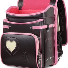 【新品】女の子ランドセル ベーシックガール 高級合皮 大容量 軽量 6年保証 おまけ付き 全国送料無料 スクールバック 小学生通学カバン ダークブラウン 新品】女の子ランドセル ベーシックガール 高級合皮 大容量 軽量 6年