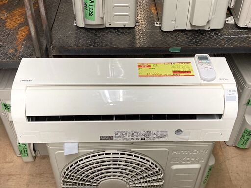 K04315　日立　中古エアコン　主に10畳用　冷房能力　2.8KW ／ 暖房能力　3.6KW