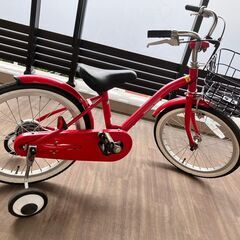 【～7/13受け渡し】ASAHI人気モデル子供用自転車補助輪付き