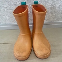 【お取引中】長靴 オレンジ  18cm