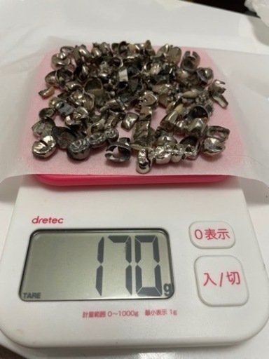 除去冠　金パラ183グラム　金7グラム