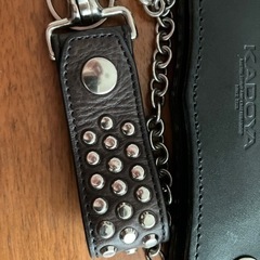 中古カドヤ財布 チェーンティファニー 改造品