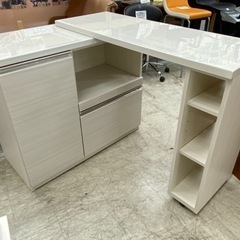 【愛品館 江戸川店】SHIGIYAMA（シギヤマ家具） エクステンション キッチンカウンター ID:159-019161-007