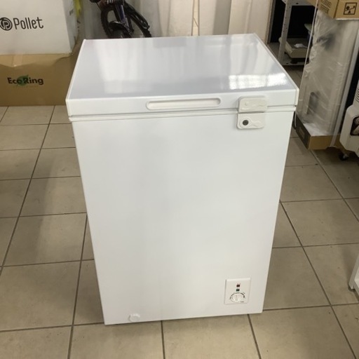 上開き冷凍庫 maxzen マクスゼン JF100ML01WH 2022年製 - キッチン家電