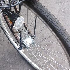27インチ エアレス ノーパンクタイヤ 茶色 CHACLE 6段変速 オートライト 自転車 ☆ 札幌市 豊平区 平岸