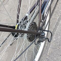 27インチ エアレス ノーパンクタイヤ 茶色 CHACLE 6段変速 オートライト 自転車 ☆ 札幌市 豊平区 平岸