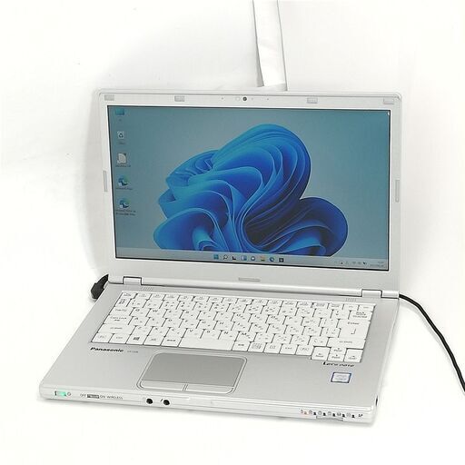 送料無料 日本製 新品SSD 14型 ノートパソコン Panasonic CF-LX6HDCVS 中古良品 第7世代 i5 4GB DVDRW 無線 Bluetooth カメラ Win11 Office