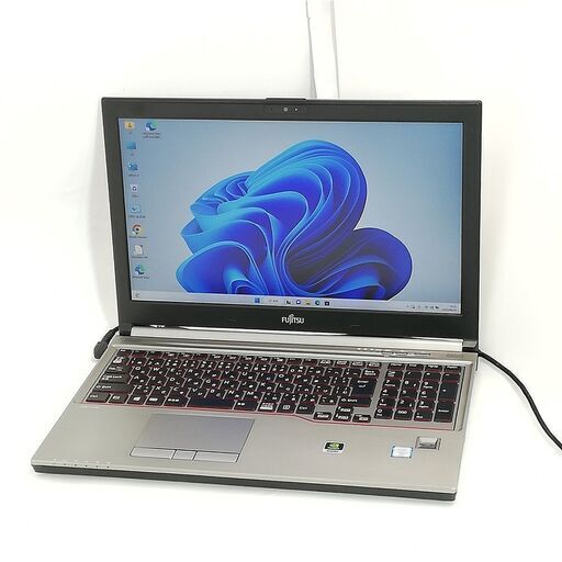 送料無料 日本製 新品SSD 15.6型 ノートパソコン 富士通 H760 中古良品 第6世代 Core i5 8GB 無線 NVIDIA Bluetooth Windows11 Office